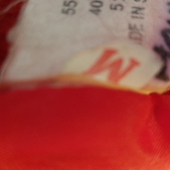 Vintage red Murray Brothers Scotland Wool Mohair double breasted jacket size  M - Picture 11 of 16